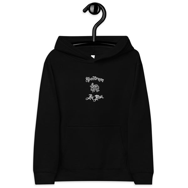 Youth Embroidered Rose Hoodie