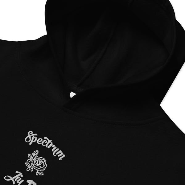 Youth Embroidered Rose Hoodie