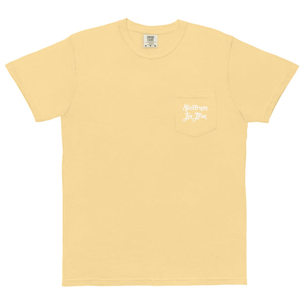 Script/Rose Pocket T-Shirt