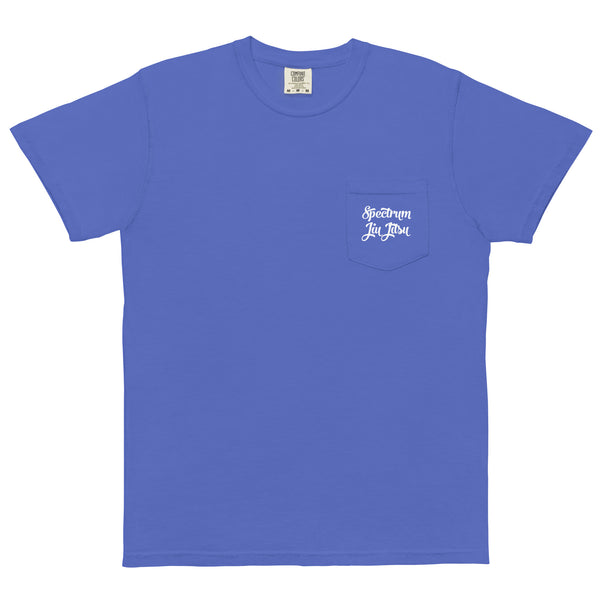 Script/Rose Pocket T-Shirt