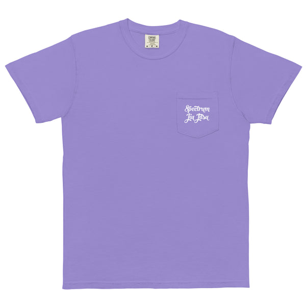 Script/Rose Pocket T-Shirt