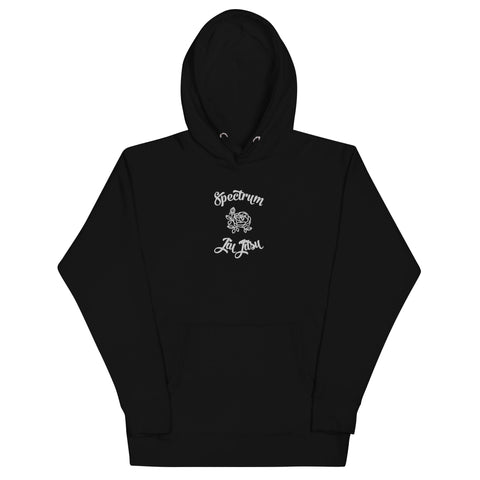 Embroidered Rose Hoodie