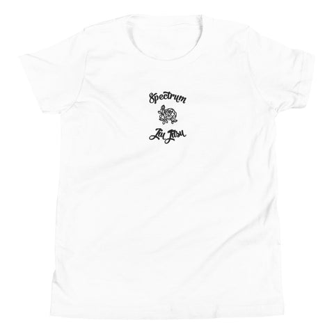 Youth Embroidered Rose T-Shirt